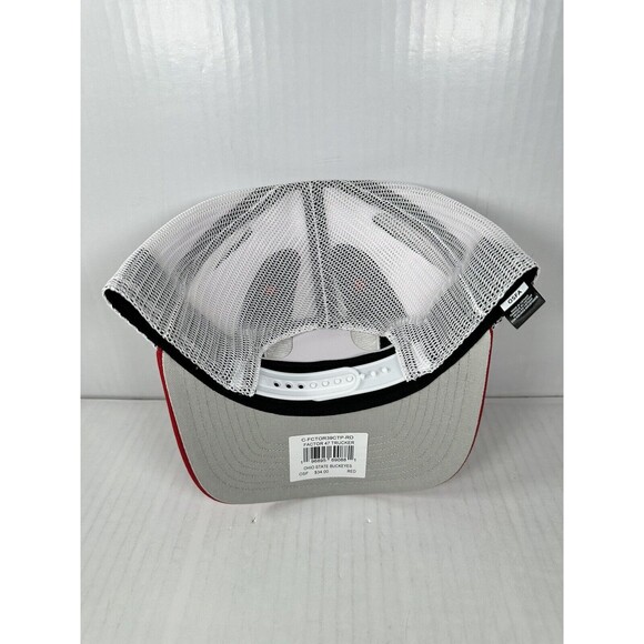 Ohio State Buckeyes '47 Brand Trucker Adjustable Snapback Hat Cap Red White NEW - Picture 3 of 3